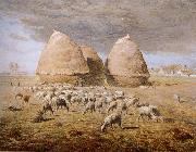 Jean Francois Millet Spring,haymow oil painting picture wholesale